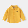 Camisa de Manga Larga con Bordado para Bebé Niño