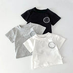 Children's Short Sleeve T-Shirt Cute Baby Cartoon Casual Kids' Top for Boys and Girls