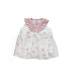 Sleeveless Dress for Kids with Cartoon Print Summer Fashion Cotton Skirt for Baby Girls
