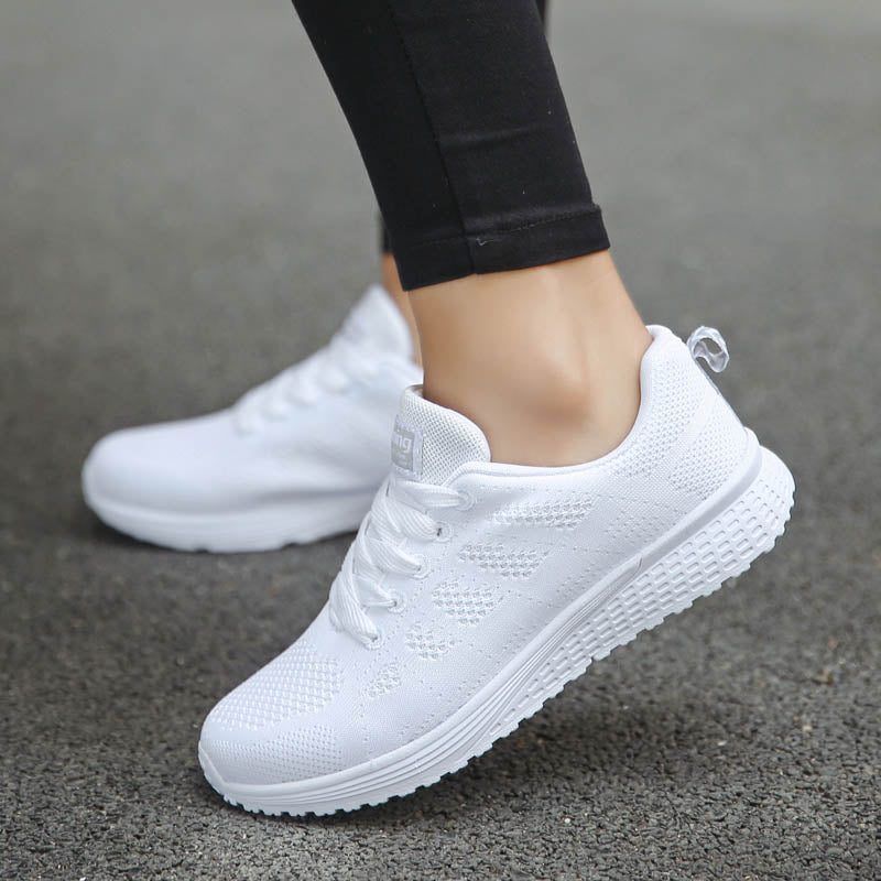 Zapatillas Blancas de Plataforma para Mujer