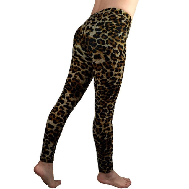 Leggings de Leopardo Talla Grande para Mujer
