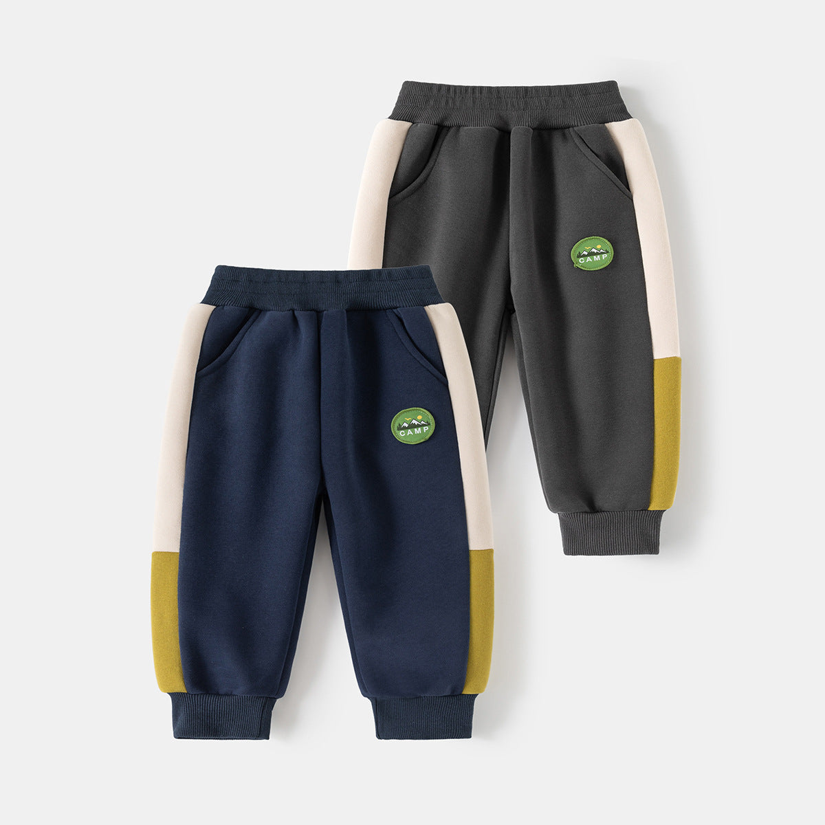 Casual Color-blocked Sweatpants for Boys Spring Outfits Kids Toddler Baby Clothing  Pants Wholesale