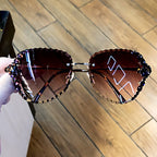 Gafas de Sol sin Montura con Cristales para Mujer