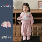 Girls' Outfit Baby Top Infant Sweatpants Cute Children's Clothes Kids Clothing