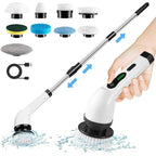 Cepillo Eléctrico Giratorio Inalámbrico | Limpieza Multipropósito para Ducha, Baño, Cocina y Azulejos