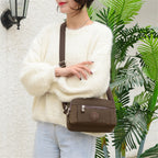 Bolso de Hombro Sólido para Mujer