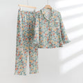 Pijama de Algodón de Manga Larga para Mujer