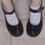 Zapatos de Tacón Alto Mary Jane de Charol para Mujer