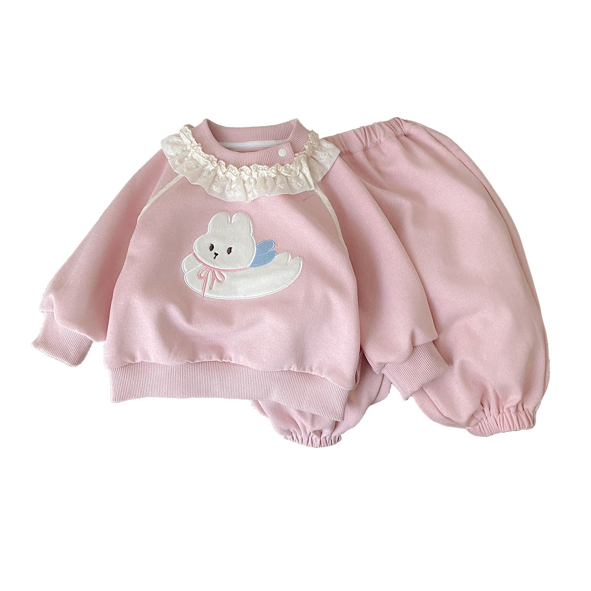 Girls' Outfit Baby Top Infant Sweatpants Cute Children's Clothes Kids Clothing