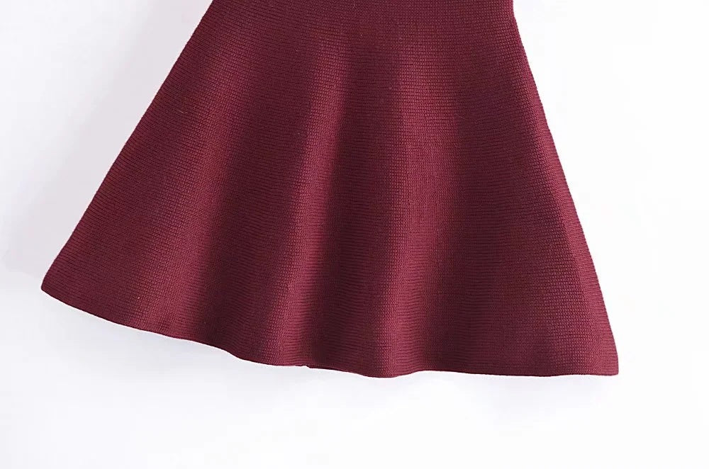 Woman Half Skirts  Spring New Women Fashion Knitted Mini Skirt Faldas Lady Chic Elegant Mujer Female Skirts