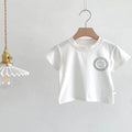 Children's Short Sleeve T-Shirt Cute Baby Cartoon Casual Kids' Top for Boys and Girls