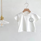 Children's Short Sleeve T-Shirt Cute Baby Cartoon Casual Kids' Top for Boys and Girls