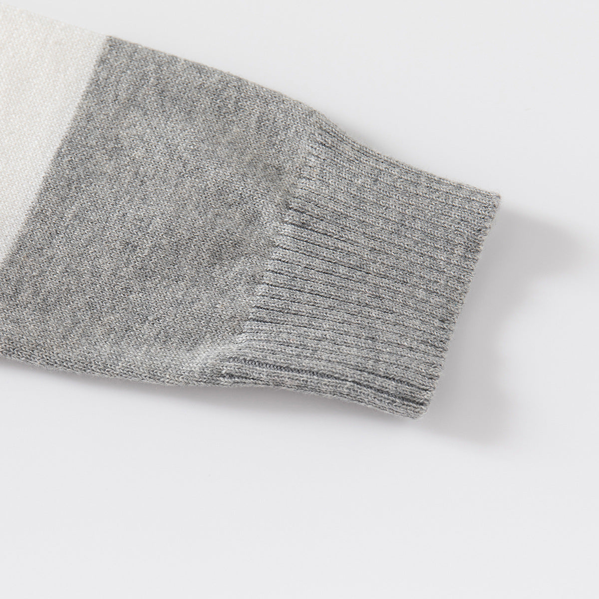 Men's Children Lightweight Round Neck Pullover Knitwear Baby Color-block Sleeve Sweater Kids Casual Top
