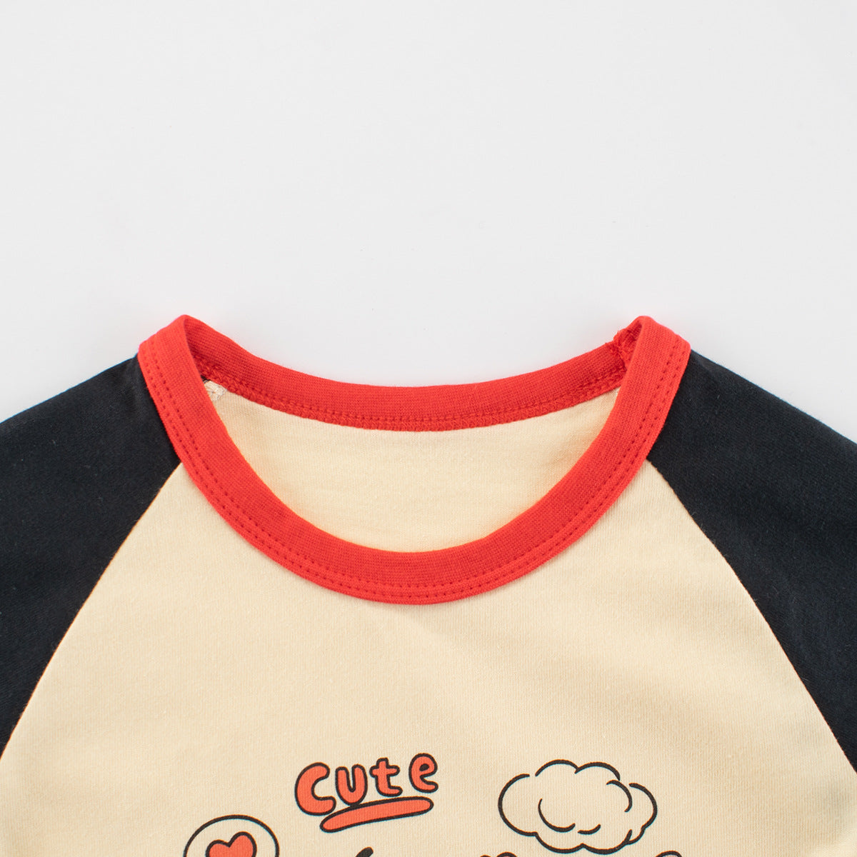 Kids Shoulder Sleeve Baby Clothes Base Layer Boy Cartoon Long Sleeve T-Shirt