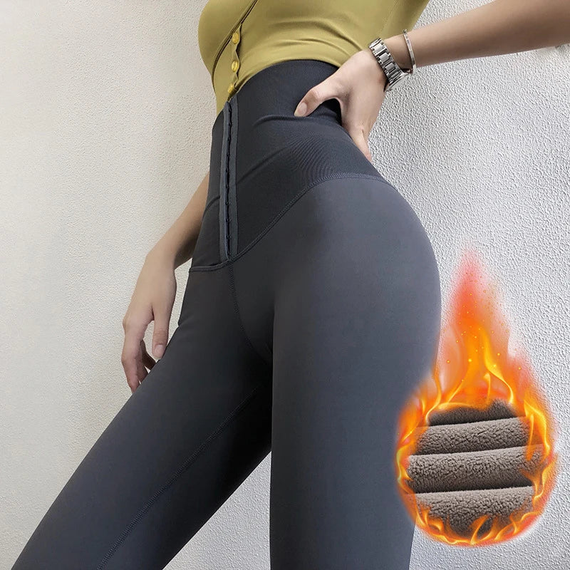 Leggings de Cintura Alta Cálidos para Deporte