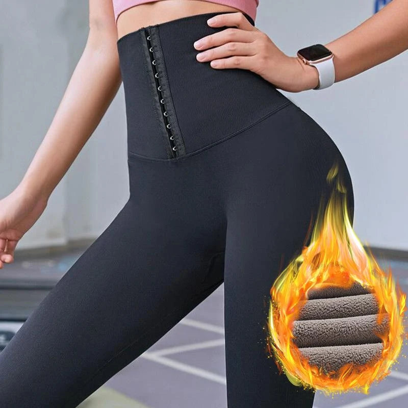 Leggings de Cintura Alta Cálidos para Deporte