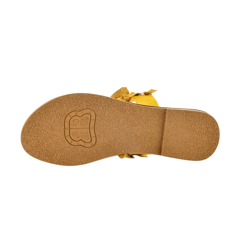 Sandalias de Playa Bohemias con Perla para Mujer