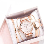 Set de 5 Relojes de Lujo con Pulsera para Mujer