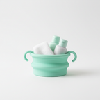 Portaaccesorios plegable color verde menta niño