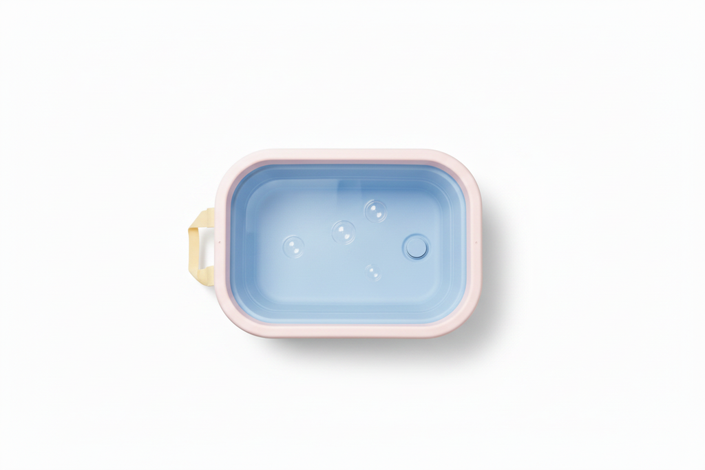 Jacuzzi Plegable Bebé color azul bebé