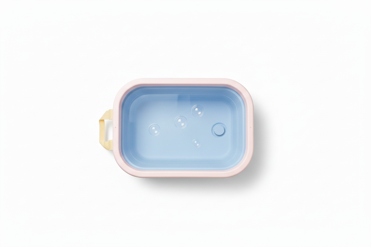 Jacuzzi Plegable Bebé color azul bebé