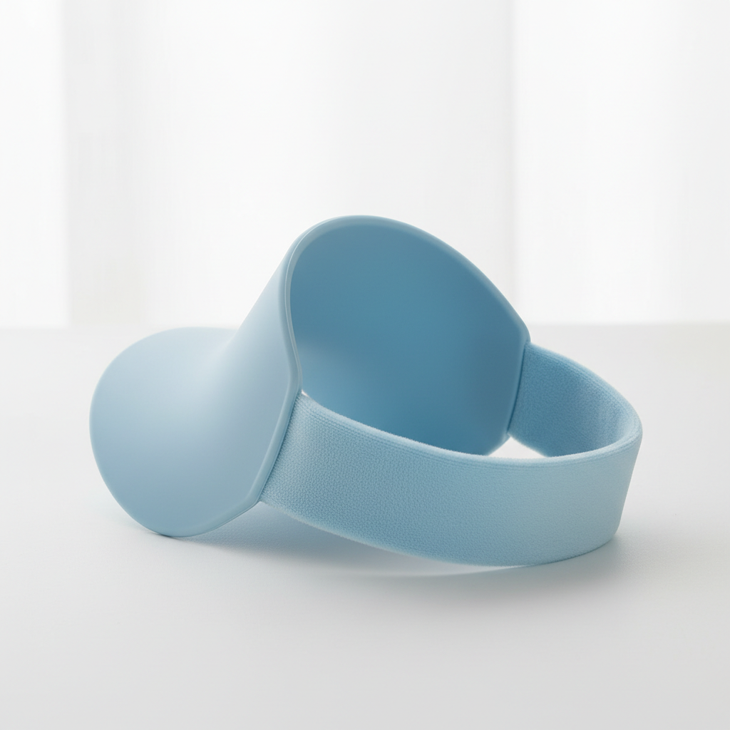 Visera de baño silicona azul niño