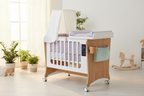 SmartCuna Glow Madera - Interior Lila