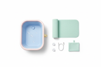 Set completo Jacuzzi Bebé con alfombrilla y estuche