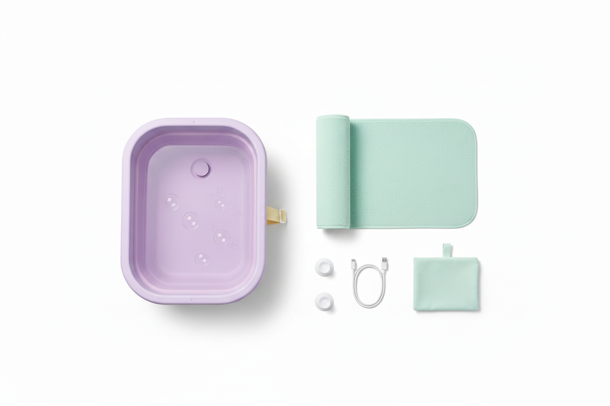 Jacuzzi Plegable Bebé color lila