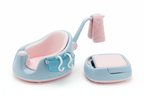 Portaaccesorios plegable e independiente de la silla de baño