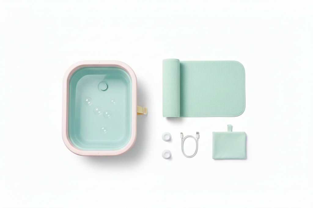 Jacuzzi Plegable Bebé color verde menta
