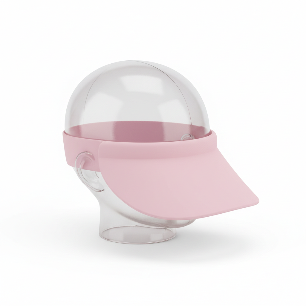 Visera de baño silicona rosa niña