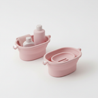 Portaaccesorios plegable color rosa niña