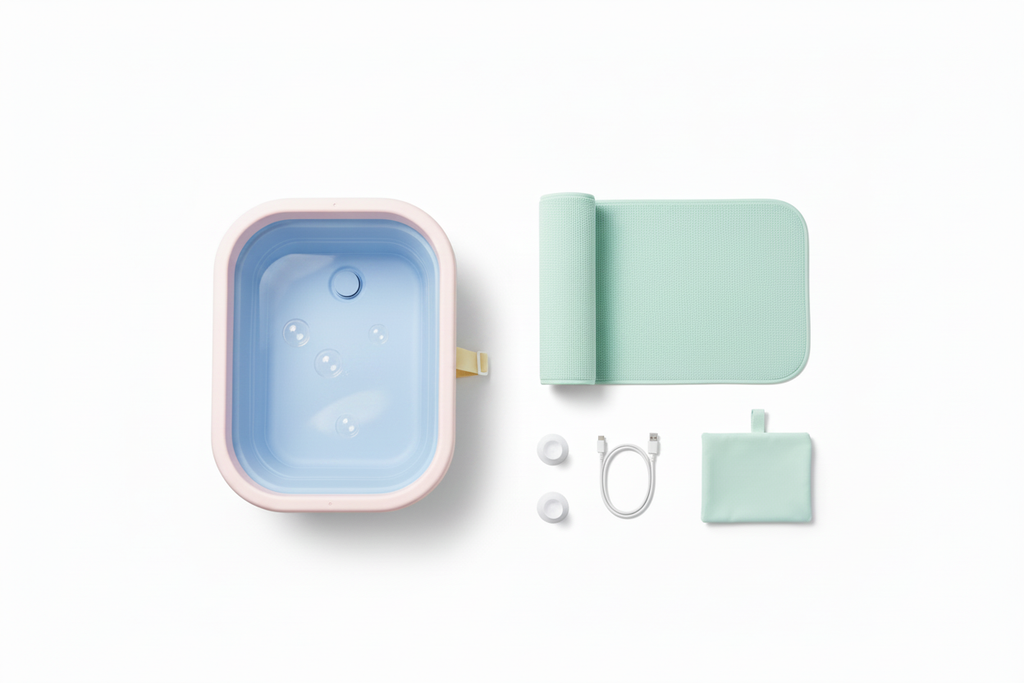 Jacuzzi Plegable Bebé color rosa